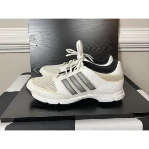 Adidas Men Traxion White Silver Mesh Leather Oxford‎ Sneaker Golf Shoe 9.5M 43.5