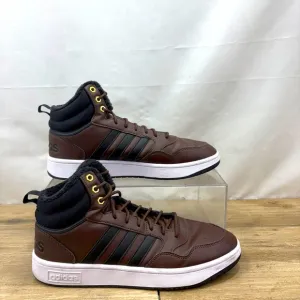 Adidas Men's 10.5 Basketball Classic Fur Lining Brown Winterized Shoes