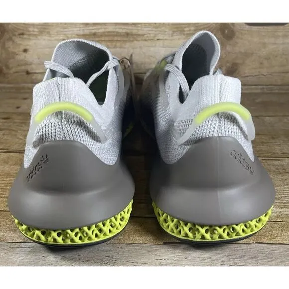 Adidas Mens 12 Rare Fusio Gray Solar Yellow Comfort Running Shoes Fast SHIP