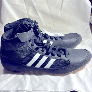adidas men’s Aq3325 Wrestling Shoes, Black size 11 NWT