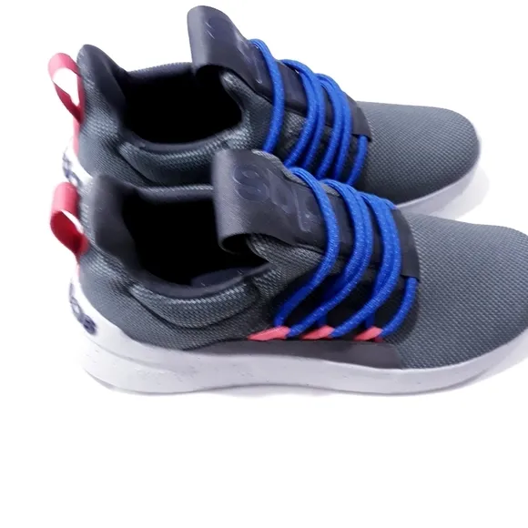 Adidas Men's Cloudfoam Sport Sneakers Green Blue Pull-on Shoes Size 11