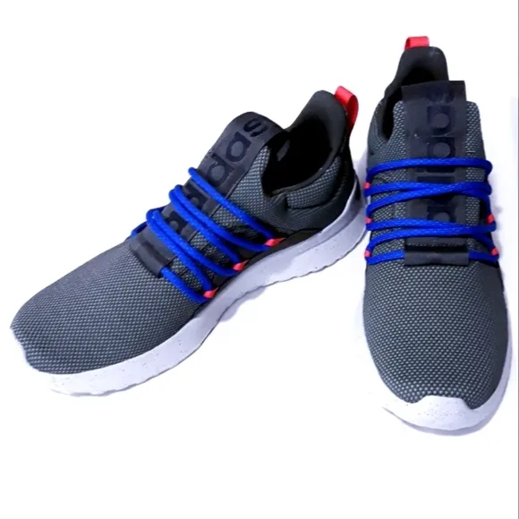 Adidas Men's Cloudfoam Sport Sneakers Green Blue Pull-on Shoes Size 11