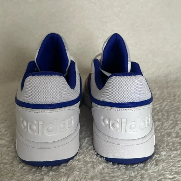 Adidas Men's Hoops 3.0 Low Top White, Red &amp; Blue Sneaker Size 10.5 NWT