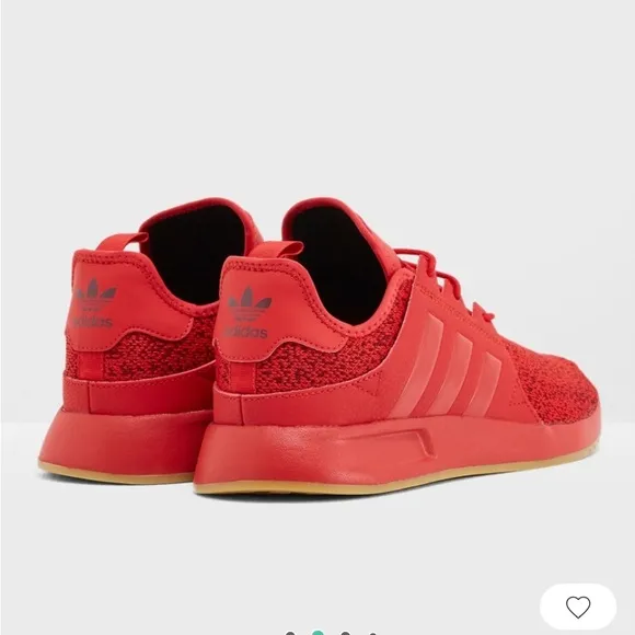 Adidas Men’s Red Mesh Upper Sneakers Sock Sport Shoes NEw