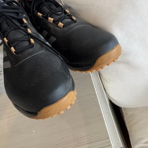 adidas Men's S2G Spikeless Golf Shoe Black Leather Lace Up Size 13