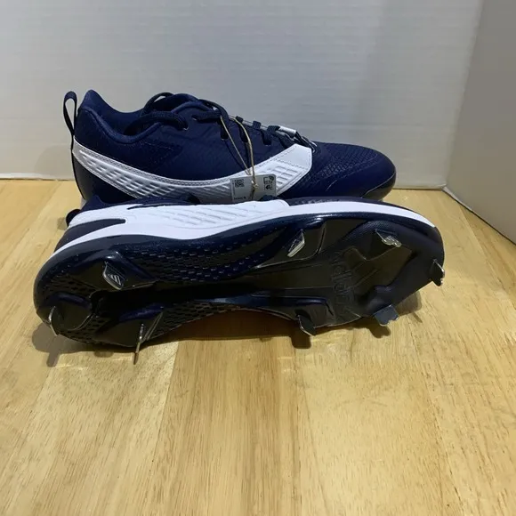 adidas Mens Shoes Size 9 Icon 8 Baseball Cleats Team Navy Blue Silver IG7100