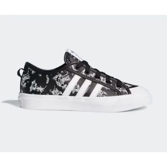 Adidas Nizza X Disney Sport Goofy Black Shoes
