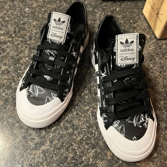 Adidas Nizza X Disney Sport Goofy Black Shoes