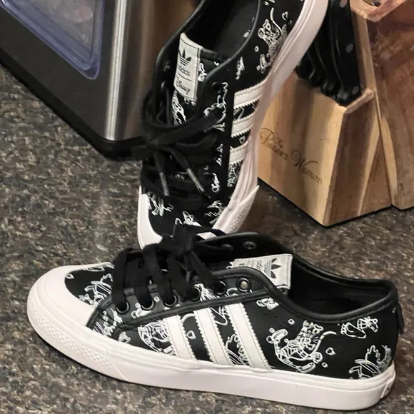 Adidas Nizza X Disney Sport Goofy Black Shoes