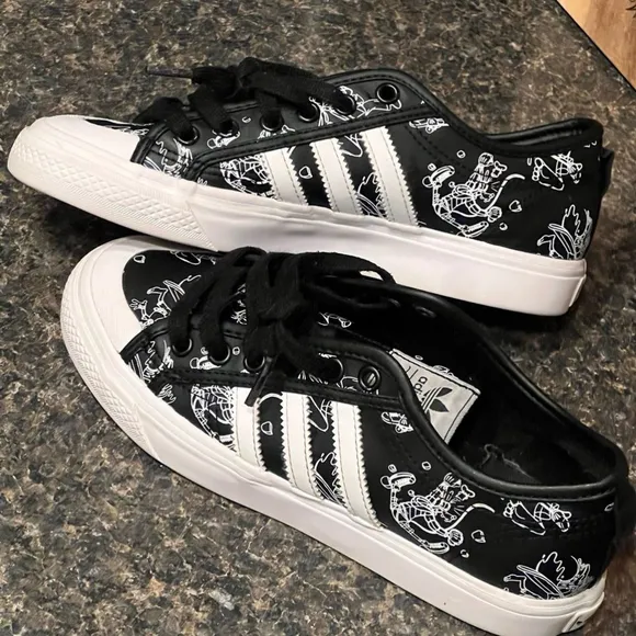 Adidas Nizza X Disney Sport Goofy Black Shoes