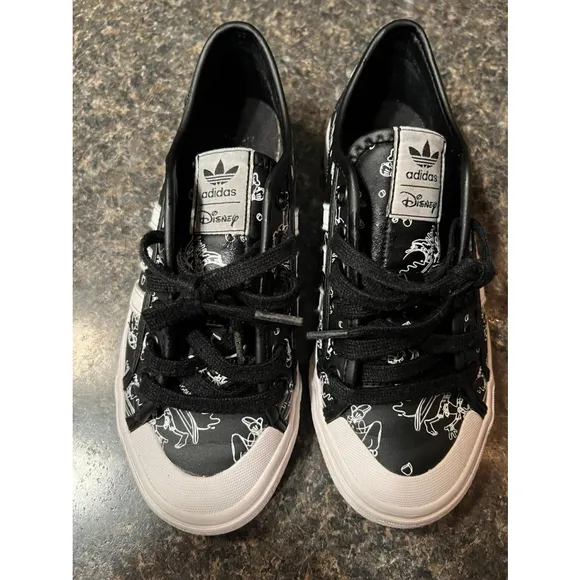 Adidas Nizza X Disney Sport Goofy Black Shoes