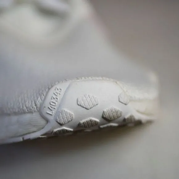 Adidas NMD R1 White Iridescent Boost Sneakers Women's Athletic Shoes Size 9.5