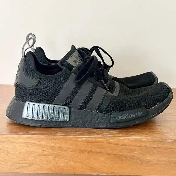 adidas NMD_R1 Mesh Low Top Active Running Sneakers Core Black Men's Size 9.5