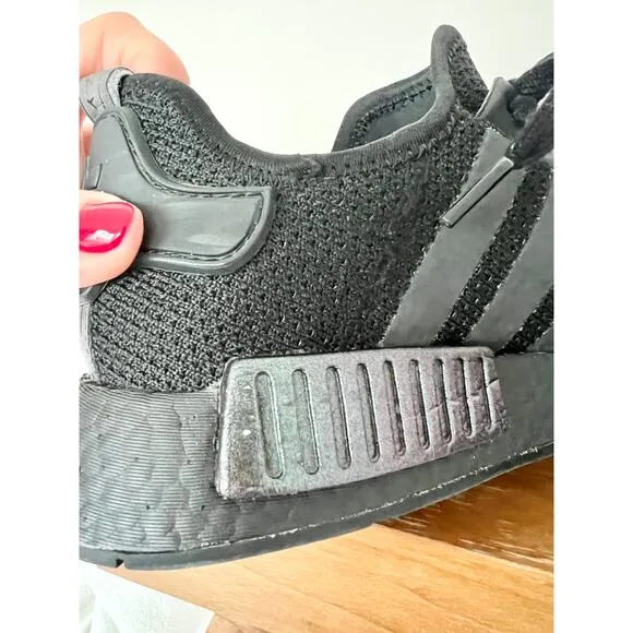 adidas NMD_R1 Mesh Low Top Active Running Sneakers Core Black Men's Size 9.5