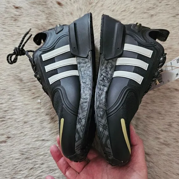Adidas NMD_R1 V3 'Black Gold Metallic' Shoes Women's Size 8 (Youth 6.5) NEW