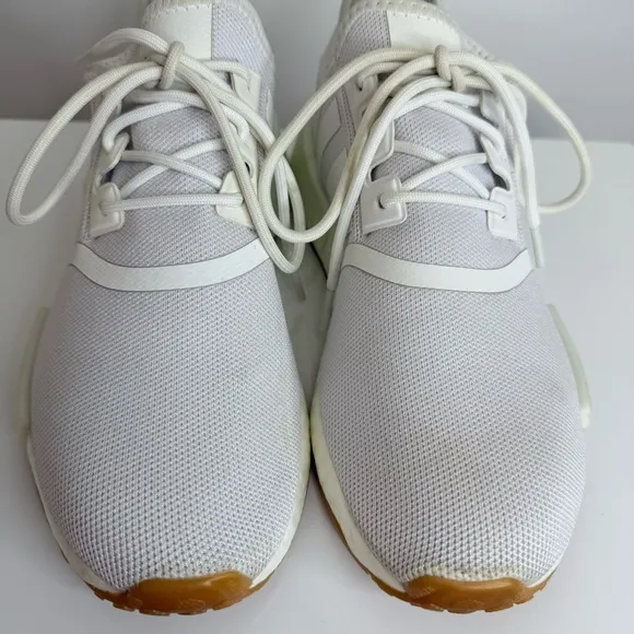 Adidas Nmd_R1 White Gum Sneakers Shoe Men’s Size 6.5 Women’s 8/8.5