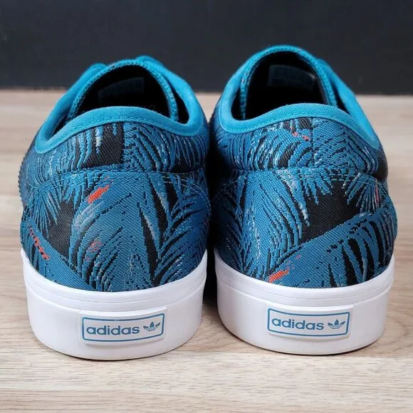 adidas Originals adi Ease Shoes Men Size 12 Blue Floral Athletic Sneakers EE6105