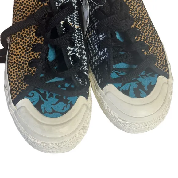 adidas Originals New Mens Size 8 Rare Nizza RF Leopard Skate Shoes Sneakers