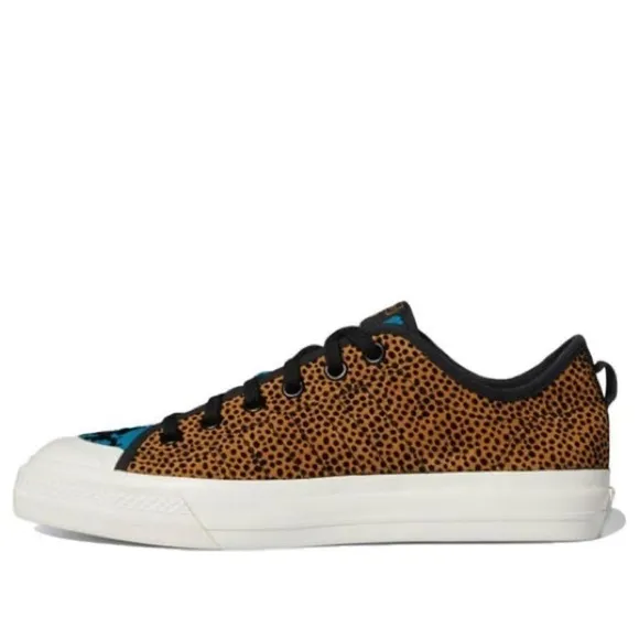 adidas Originals New Mens Size 8 Rare Nizza RF Leopard Skate Shoes Sneakers
