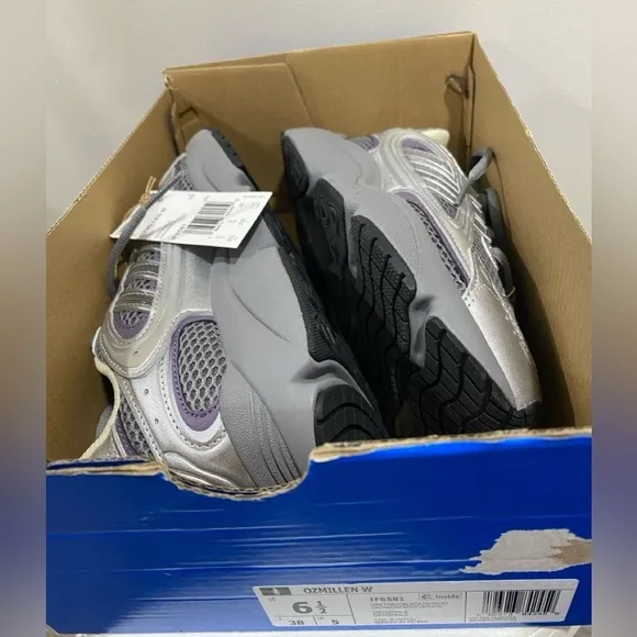 Adidas Ozmillen Sneakers | Women’s Size 6.5 Gray &amp; Purple NWT