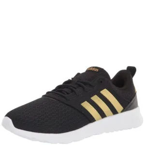 ADIDAS QT RACER 2.0 SHOES WOMEN'S, BLACK, SIZE 9