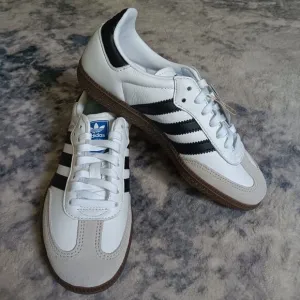 Adidas Samba OG Cloud White Core Black (GS) IE3675 Youth Size 3.5 NWB