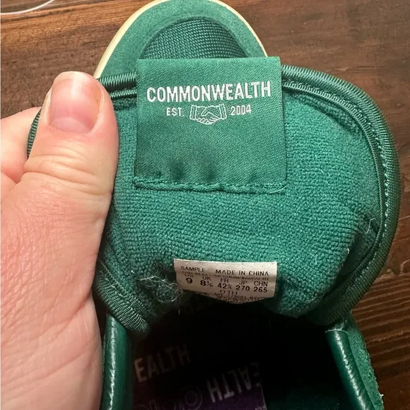 Adidas Sample Sneaker Green Forum 84 Sz9 Low Commonwealth Collab 001/450 Rare