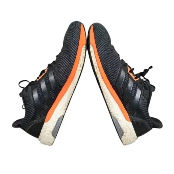 Adidas Shoes Men 13 Athletic Trainer Supernova Running Sport Active Black Orange