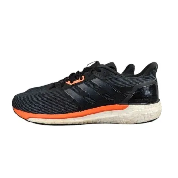 Adidas Shoes Men 13 Athletic Trainer Supernova Running Sport Active Black Orange