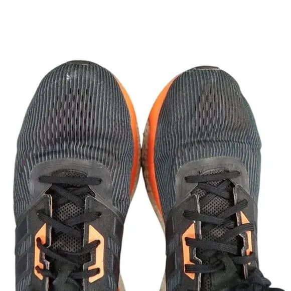 Adidas Shoes Men 13 Athletic Trainer Supernova Running Sport Active Black Orange
