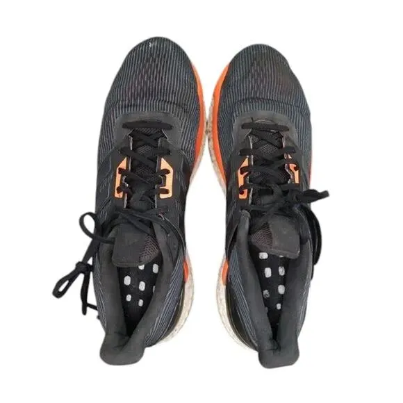 Adidas Shoes Men 13 Athletic Trainer Supernova Running Sport Active Black Orange