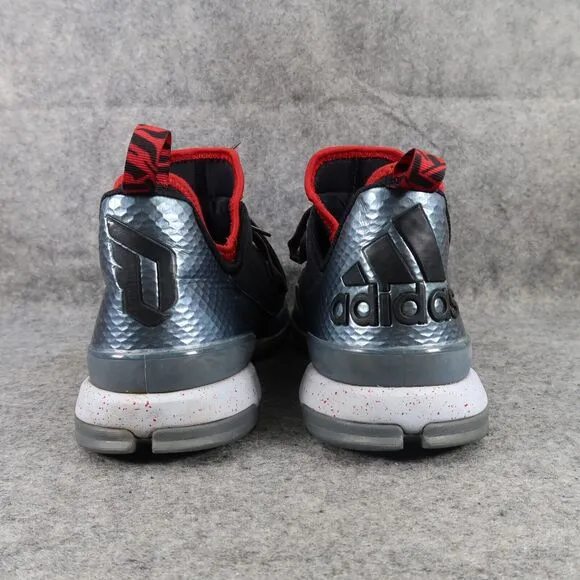 Adidas Shoes Mens 10.5 Sneakers D Lillard 1 Away Athletic Sport Basketball Black