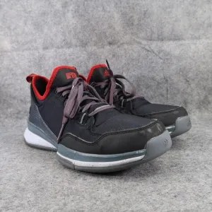 Adidas Shoes Mens 10.5 Sneakers D Lillard 1 Away Athletic Sport Basketball Black
