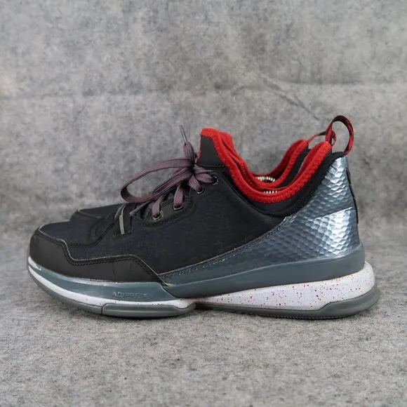 Adidas Shoes Mens 10.5 Sneakers D Lillard 1 Away Athletic Sport Basketball Black