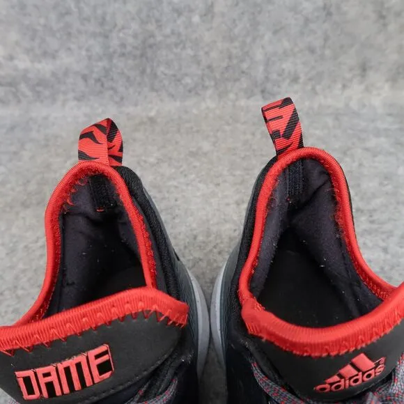 Adidas Shoes Mens 10.5 Sneakers D Lillard 1 Away Athletic Sport Basketball Black