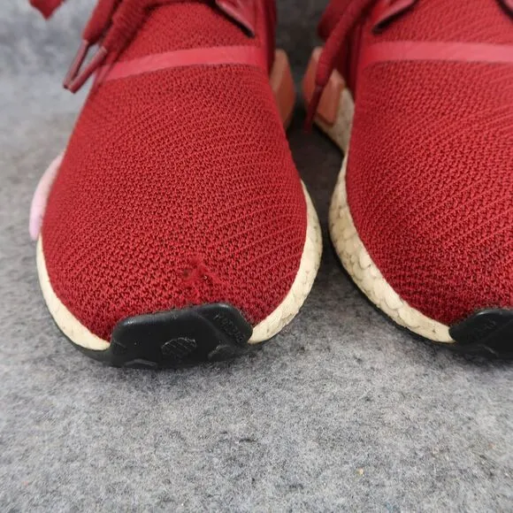 Adidas Shoes Womens 9.5 Athletic Trainer NMD R1 Sneaker Running Sport Active Red