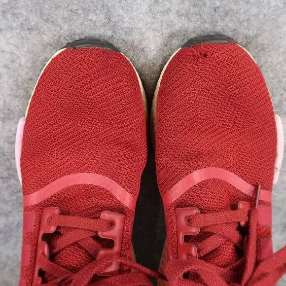 Adidas Shoes Womens 9.5 Athletic Trainer NMD R1 Sneaker Running Sport Active Red
