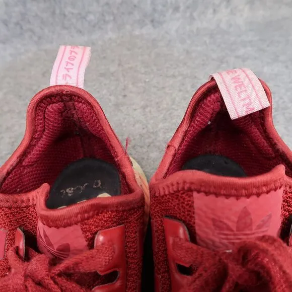 Adidas Shoes Womens 9.5 Athletic Trainer NMD R1 Sneaker Running Sport Active Red