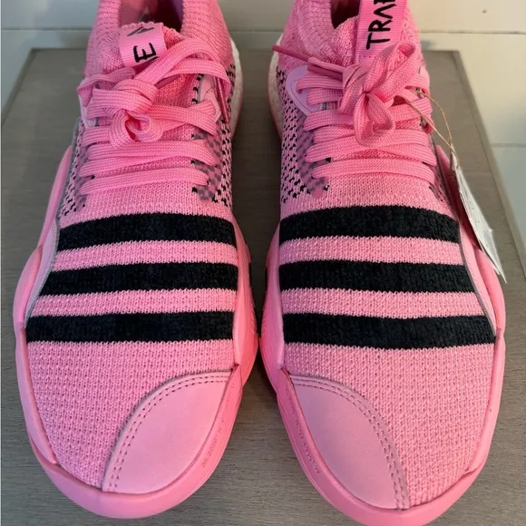 Adidas Trae Young 2 Men Basketball Shoes Bliss Pink Black US Men 9 Women 10
