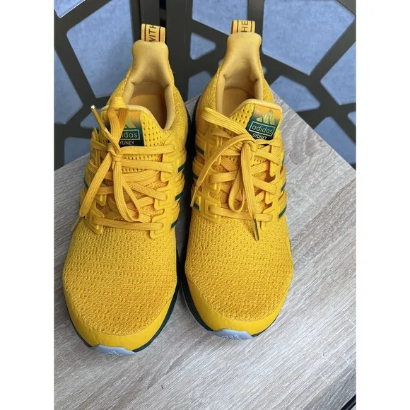 Adidas Ultra Boost DNA Sydney Men Size 7.5 Collegiate yellow sneaker shoe FY2897