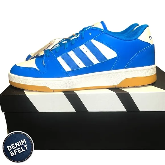 Adidas Unisex BREAK START SHOES/Sneakers | Blue Bird/Blue Bird/Cloud White | NEW