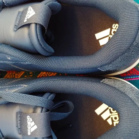 Adidas VL Court 3.0 Men's Skateboard Sneakers Navy Leather &amp; Suede size 10.5 NWT