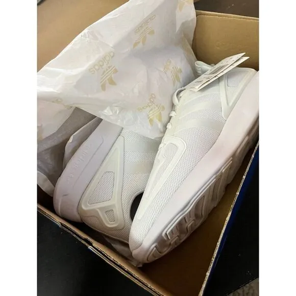 Adidas White Zx 2K Flux FV9972 sneaker Men's Shoes Size 10 New with box