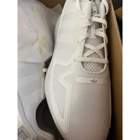 Adidas White Zx 2K Flux FV9972 sneaker Men's Shoes Size 10 New with box