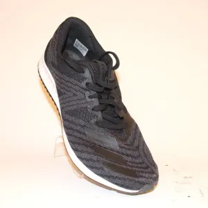 adidas Women's 10 Aerobounce PR Running Athletic Shoe Core Black Metallic Silver