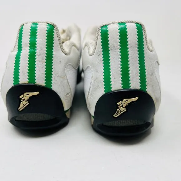 Adidas Y2K Team Adidas Goodyear Sole Sneaker Fat Tongue Shoe White Green - 10