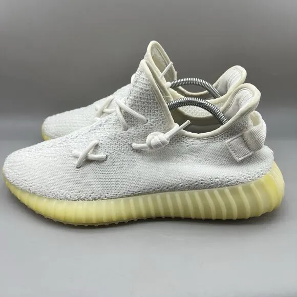 adidas Yeezy Boost 350 V2 Low Cream Sneakers Men Size 11.5 White Running Comfort