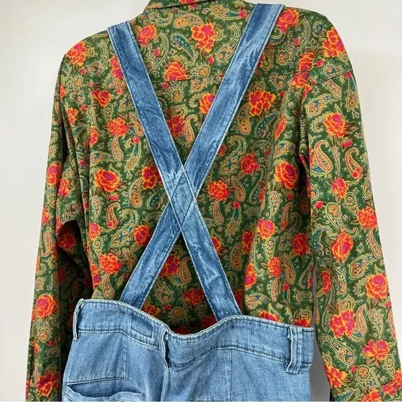Adriano Goldschmidt AG The James Suspender wide leg crop size 28 jeans pants