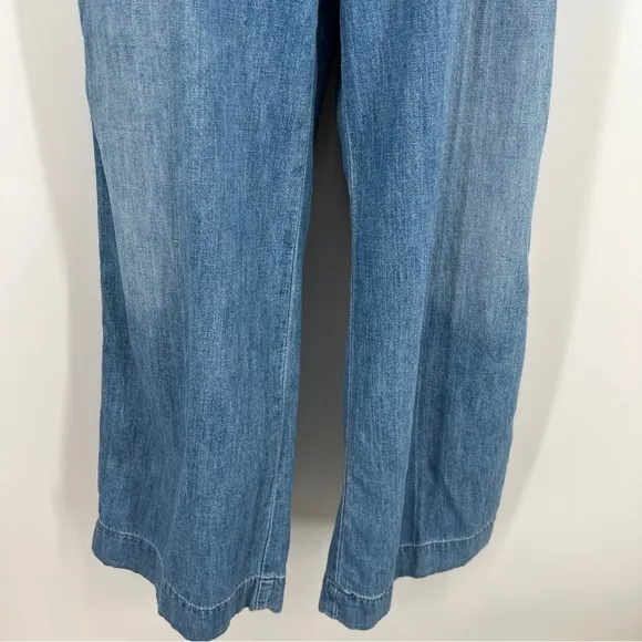 Adriano Goldschmidt AG The James Suspender wide leg crop size 28 jeans pants