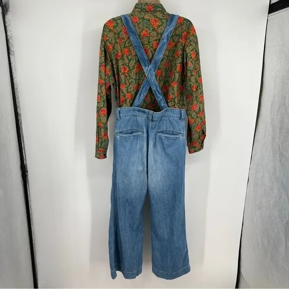 Adriano Goldschmidt AG The James Suspender wide leg crop size 28 jeans pants